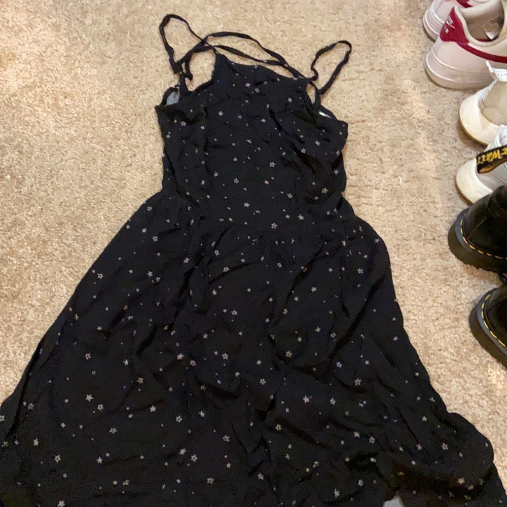 Omens Hollister High Neck Starry Dress